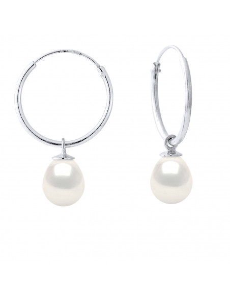 Perle di coltura dei orecchini creola - 5 colori - 925 argento - Miranda