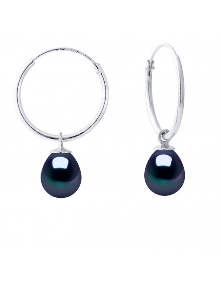 Pendientes criollos Culture Beads - 5 colores - 925 Silver - Miranda