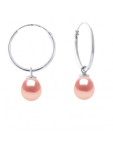 Perle di coltura dei orecchini creola - 5 colori - 925 argento - Miranda