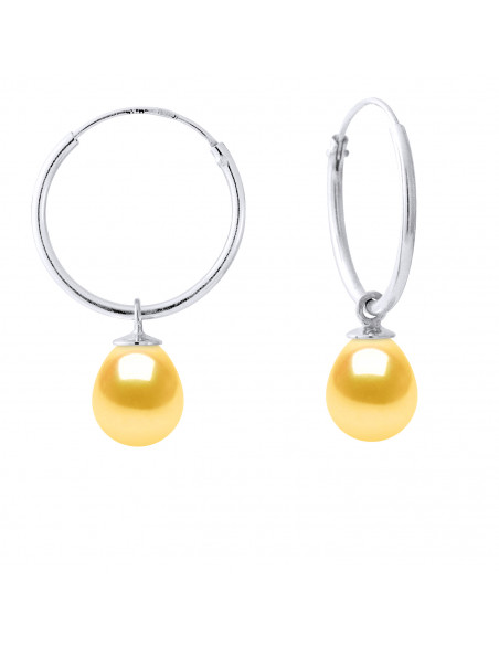 Pendientes criollos Culture Beads - 5 colores - 925 Silver - Miranda