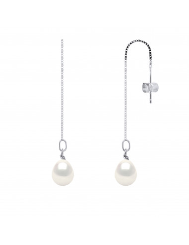 Pearl Beads Pearl Earrings - 2 Colors - 925 Silver - Diana