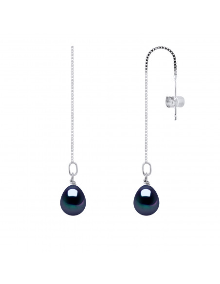 Perle perline orecchini perla - 2 colori - 925 argento - Diana