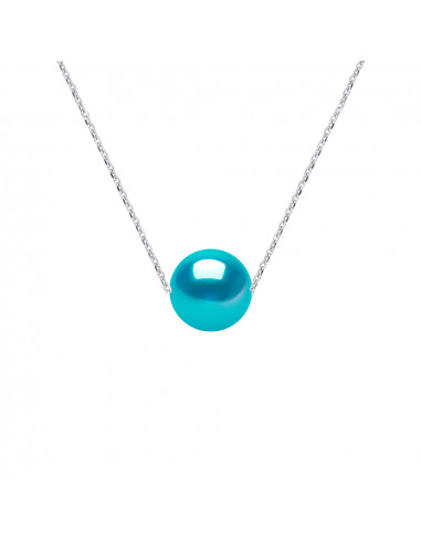 Collana per perle di cultura rotonda da 10 mm - 7 colori disponibili - Argento 925 - Llona