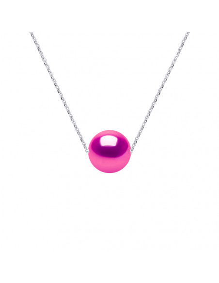 Collana per perle di cultura rotonda da 10 mm - 7 colori disponibili - Argento 925 - Llona