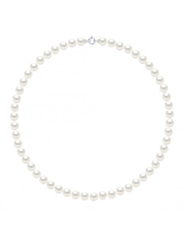 Collana rotonda per perle da 9 mm - lunghezza 50 cm - 2 colori - Clospelli d'oro - Milla