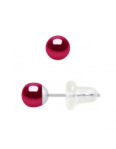 Goldohrringe und 4-mm-Kulturperlen - 6 Farben - Soroya