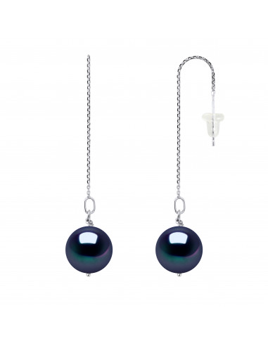 Earrings Douxes in Gold and Culture Beads - 2 Colors - Sandra