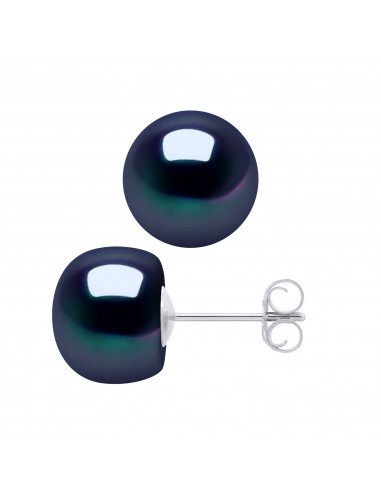 Pendientes de oro y cuentas de cultivo Botones de 9 mm - 2 colores - Wanda