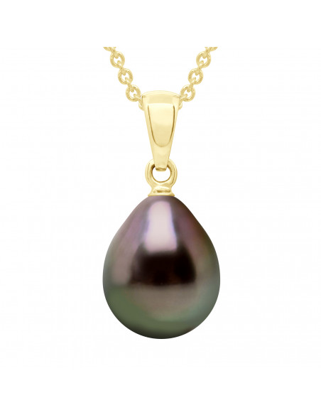Gold and Tahitian Pear Pear Pear 11-12 mm Pear Pearl - Ankama