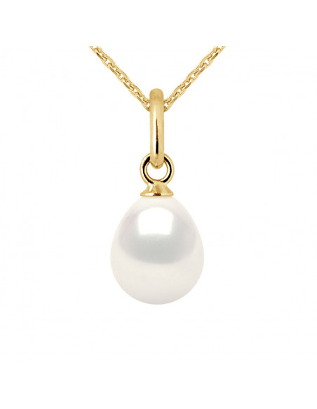 Colgante de oro y cultura Pearl 7 mm - 2 colores - Mariana