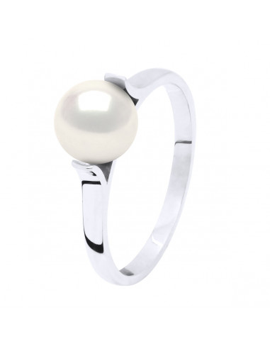 Round Culture Bead 7mm Silver 925 - 2 Colors - Luana