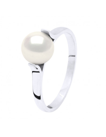 Round Culture Bead 7mm Silver 925 - 2 Colors - Luana