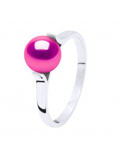 Jonc Perle de Culture Ronde 7 mm en Argent 925 - 3 Coloris - LOUANA
