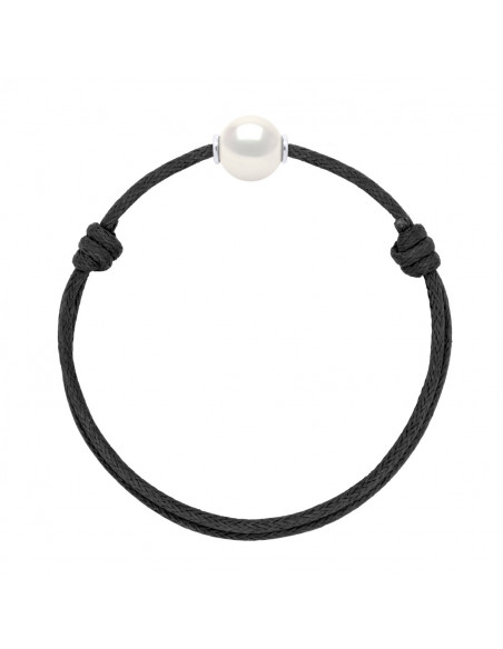 Collegamento scorrevole di lusso Black Culture Pearl 10mm - 8 colori perla - 925 - MIA