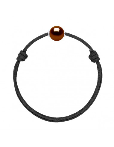 Sliding Link Luxury Black Culture Pearl 10mm - 8 Pearl Colors - 925 - MIA