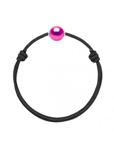 Enlace deslizante Lujo Negro Cultura Pearl 10mm - 8 Colores de perlas - 925 - MIA