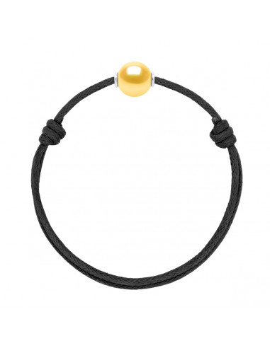 Collegamento scorrevole di lusso Black Culture Pearl 10mm - 8 colori perla - 925 - MIA