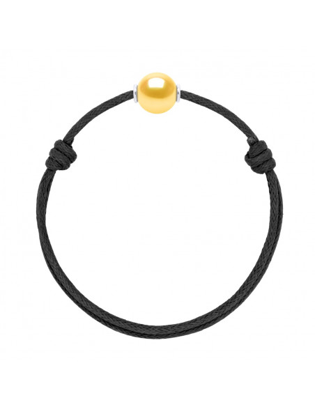 Sliding Link Luxury Black Culture Pearl 10mm - 8 Pearl Colors - 925 - MIA