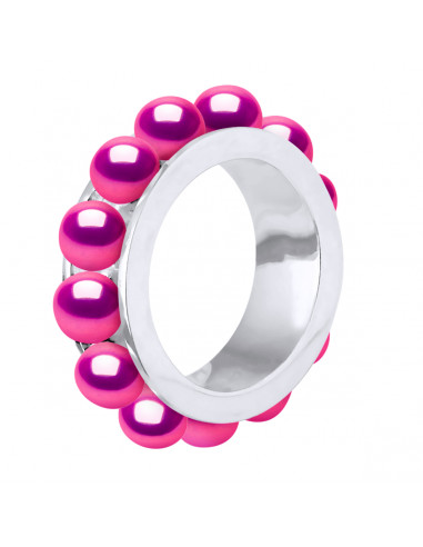 925 Alianza de plata y perlas de cultivo de 4 mm - 4 colores - AYA