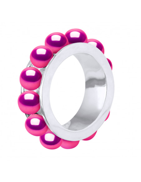 Alliance en Argent 925 et Perles de Culture 4 mm - 4 Coloris - AYA