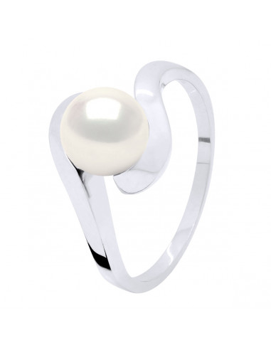 Anillo de plata 925 Millièmes & Pearls de Culture d'Eau Douce-Royal Pacific Pearl Manufacture