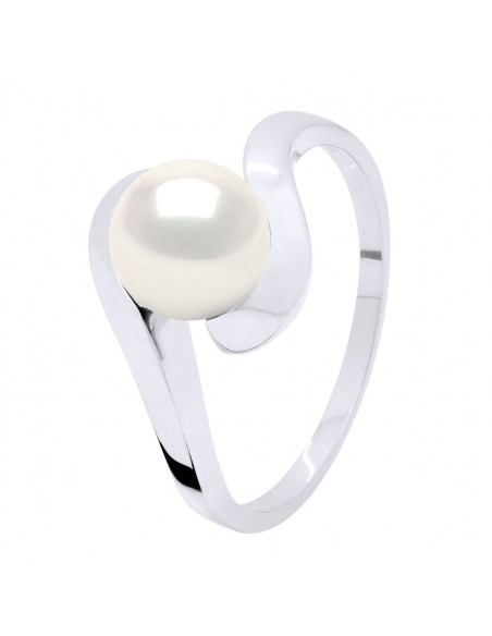 Anillo de plata 925 Millièmes & Pearls de Culture d'Eau Douce-Royal Pacific Pearl Manufacture