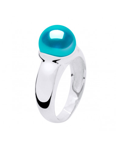 Culture Bead Ring Silver Culture 925 - 3 Colors - Erika