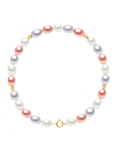 Cierre de pulsera y cultura cultura cultura con cuentas de cuentas 4mm - 3 colores - Maddy