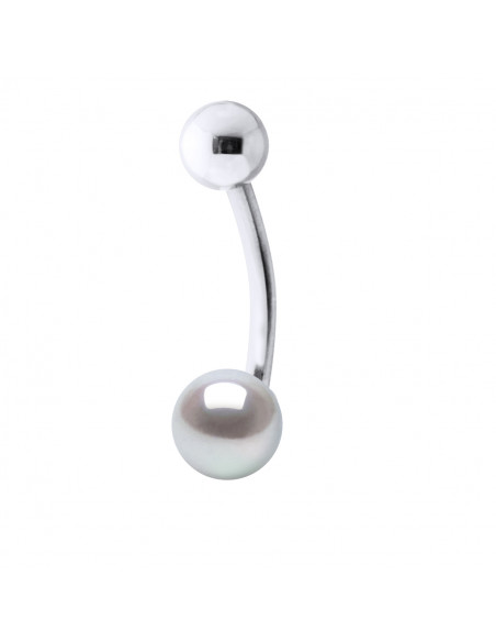 Piercing perla cultura - 4 colori disponibili - Argento 925 - Chiara