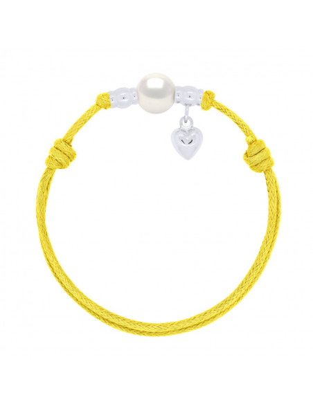 Link Breaclet Brelet Controllo e cultura Peart 10 mm - 8 Colori Corp Corp - Argento 925 - Lova