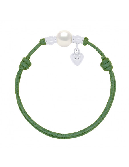 Link Breaclet Brelet Controllo e cultura Peart 10 mm - 8 Colori Corp Corp - Argento 925 - Lova