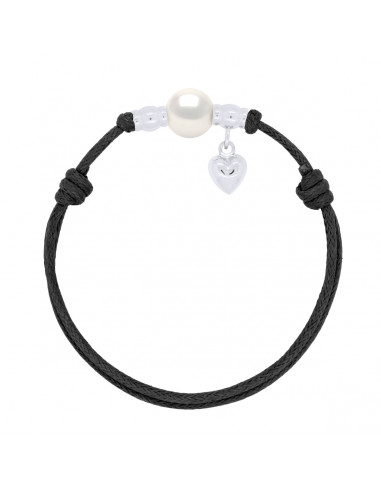 Link Breallet Brelock Check and Culture Peart 10 mm - 8 Cord Corp Colors - Silver 925 - Lova