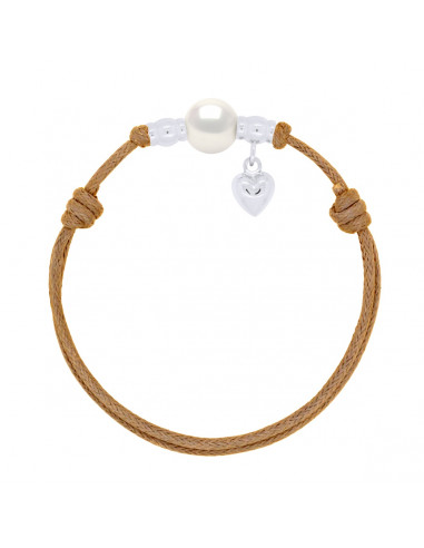 Link Breaclet Brelet Controllo e cultura Peart 10 mm - 8 Colori Corp Corp - Argento 925 - Lova