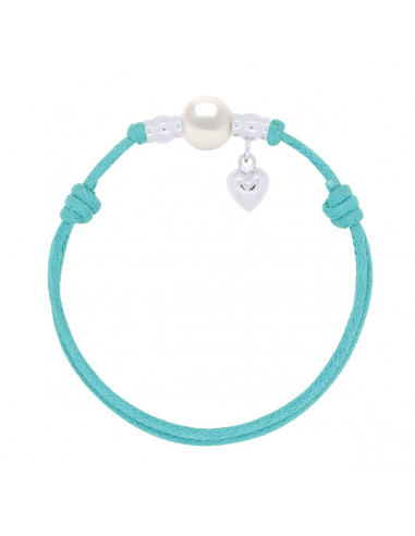 Link Breaclet Brelet Controllo e cultura Peart 10 mm - 8 Colori Corp Corp - Argento 925 - Lova