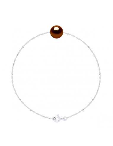 Singapore String Bracelet and 9mm Round Bead 925 - 7 Colors - Jade