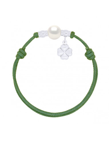 Pulsera Link Belloe And Culture Bead 10 mm - 8 Colores del cordón - Plata 925 - MYA