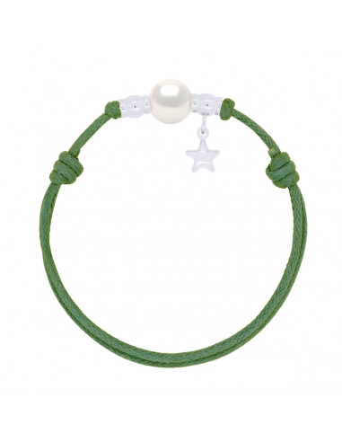 LINK BRACELET BRELOCK ETOIL AND CULTURE PEAR 10 MM - 8 CORD CORP CORPS - SILVER 925 - STELLA