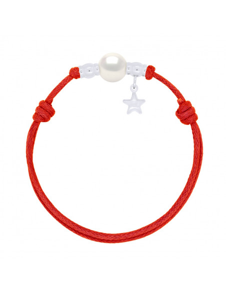 LINK BRACELET BRELOCK ETOIL AND CULTURE PEAR 10 MM - 8 CORD CORP CORPS - SILVER 925 - STELLA