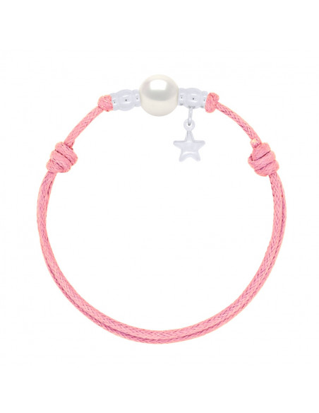 LINK BRACELET BRELOCK ETOIL AND CULTURE PEAR 10 MM - 8 CORD CORP CORPS - SILVER 925 - STELLA