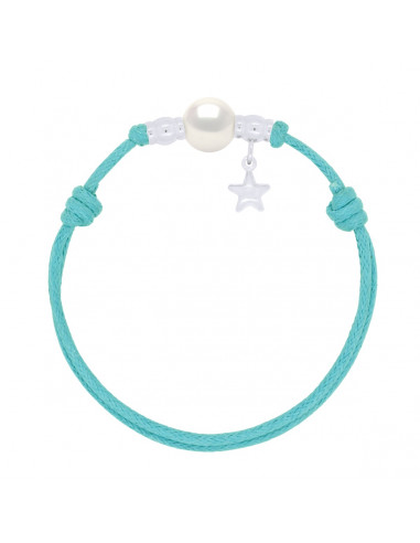 LINK BRACELET BRELOCK ETOIL AND CULTURE PEAR 10 MM - 8 CORD CORP CORPS - SILVER 925 - STELLA