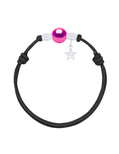 LINK BRACELET ETOIL AND CULTURE PEART 10 MM - 7 Colors - Silver 925 - Stella