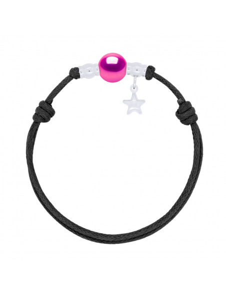 Link Braccialetto Etoil e cultura Peart 10 mm - 7 colori - Argento 925 - Stella