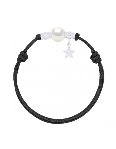 LINK BRACELET ETOIL AND CULTURE PEART 10 MM - 7 Colors - Silver 925 - Stella