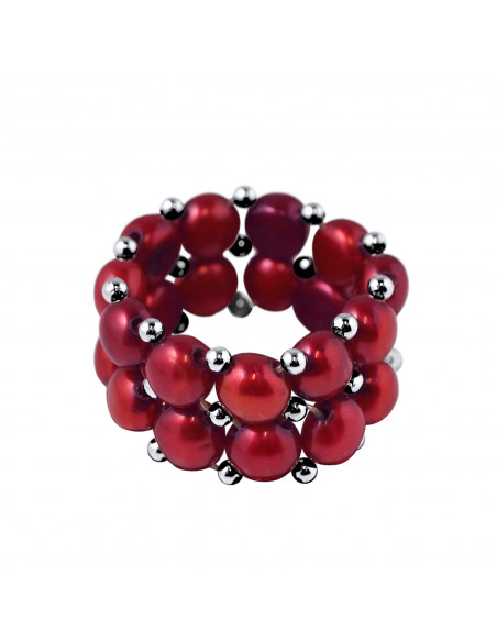 Anillo 2 Anillos Cargas de Cultura 4 mm - 4 Colores - LENA