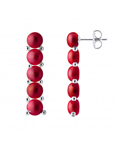 4 mm culture pearl earrings - Lena