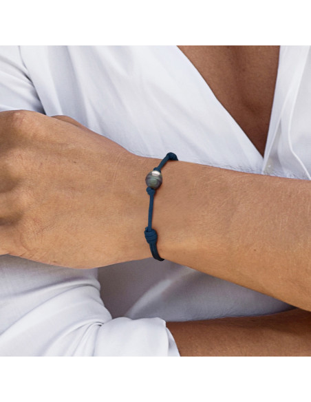 Tahitian Bead Bracelet Circle Cord to Choose