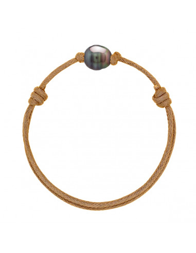 Tahitian Bead Bracelet Circle Cord to Choose