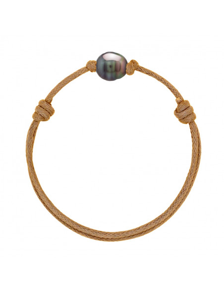 Tahitian Bead Bracelet Circle Cord to Choose