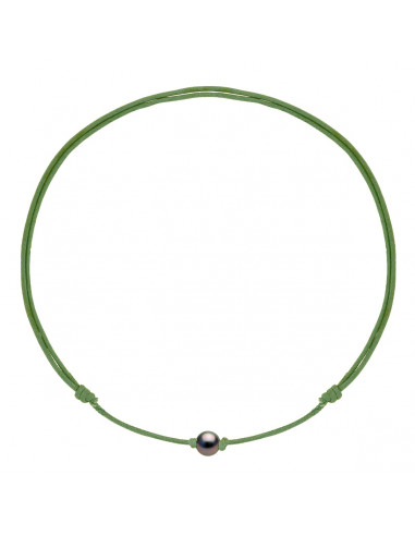 Collana regolabile Collana Tahitian Tank Round 10-11 mm - 5 colori del cavo - FANOE