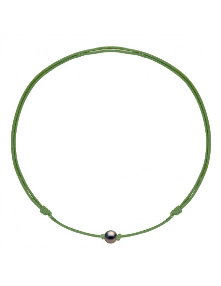 Collana regolabile Collana Tahitian Tank Round 10-11 mm - 5 colori del cavo - FANOE